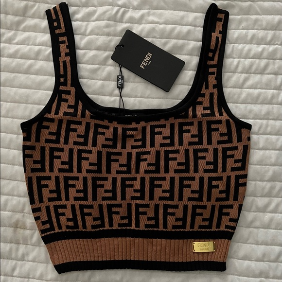 Fendi Tops - FENDI cropped tank top